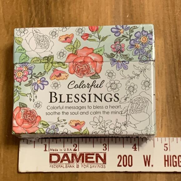 Coloring Cards Colorful Blessings Christian Art Gifts New & Sealed Cards - Picture 7 of 7